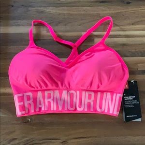 L Under Armour Low Impact Support bra NWT